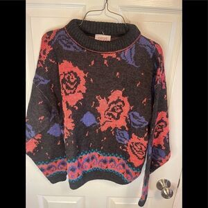 Vintage next floral sweater sz M